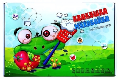 Игра настольная Фанты на скорость "Квакушка и мухобойка" (Ракета)