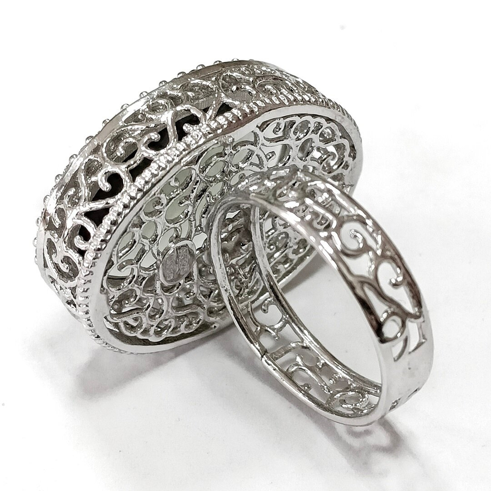 Ювелирное кольцо из серебра 925 пробы,вставка фианит.Размер 17.5