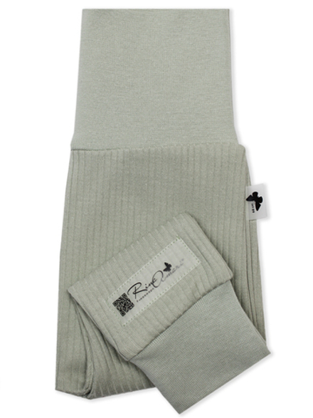 Штанишки на манжетах Рубчик Шалфей RinaAmari