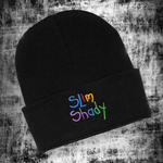 Шапка Slim Shady black с подворотом