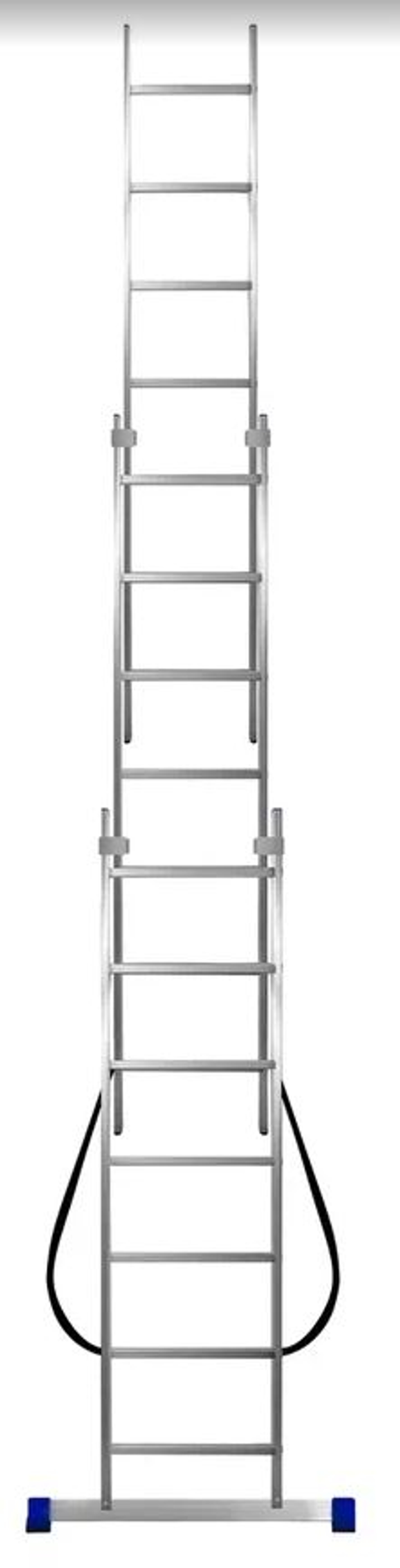 Лестница алюмин.  3секц*  7ступеней (2,01м-3,13м-4,24м) / МОНТАЖНИК