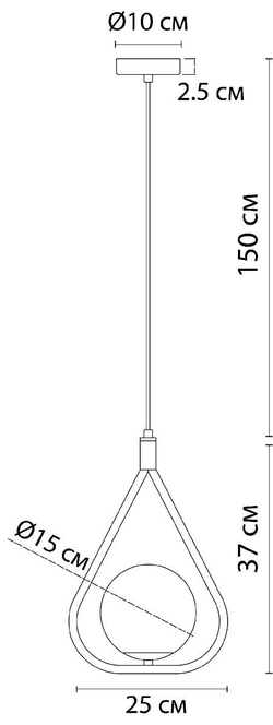 Подвесной светильник Arte Lamp Matisse A7764SP-1AB