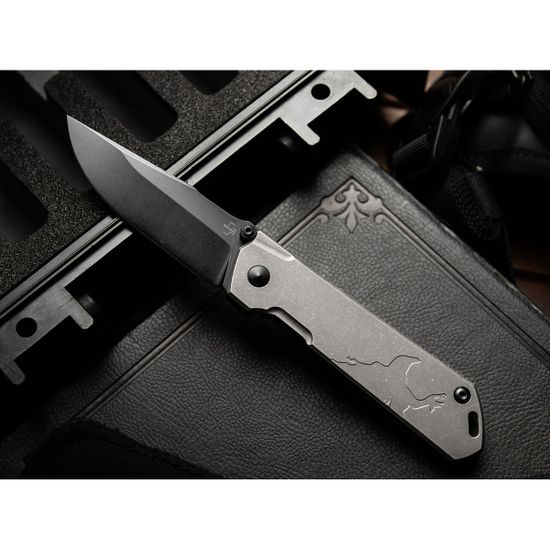 Нож Boker 01BP0027 Raven Kihon с клинком из стали S35VN, рукоять Titan