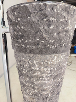 Раковина напольная из мрамора Pedestal Grey Marmo MN-65940 40х40х90 из натурального камня