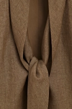 Жилет с льняными шнурками - MASSIMO DUTTI