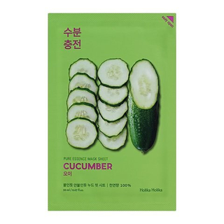 Тканевая маска с экстрактом огурца HOLIKA HOLIKA Pure Essence Mask Sheet Cucumber