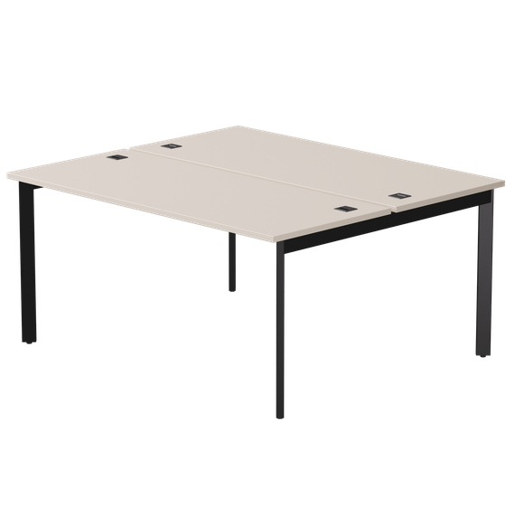 Бенч-система на 2 места Everprof EVO на металлокаркасе 1580х670(1370)x755 опоры 45гр