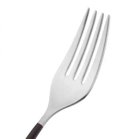 Набор столовых приборов 24 предмета на 6 персон Cristema Rabat матовая сталь/черный