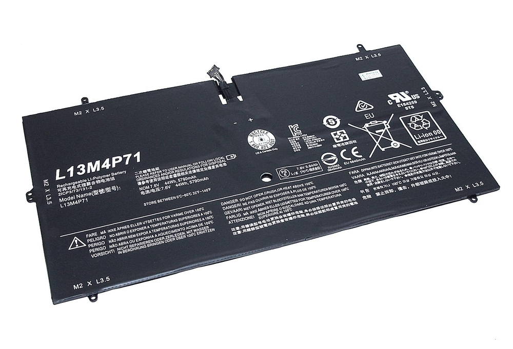 Аккумуляторная батарея для ноутбука Lenovo Yoga 3 Pro 1370 (L13M4P71) 7.6V 44Wh OEM
