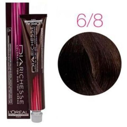 L'Oreal Professionnel Dia Richesse 6.8 темный блондин мокка. 50мл