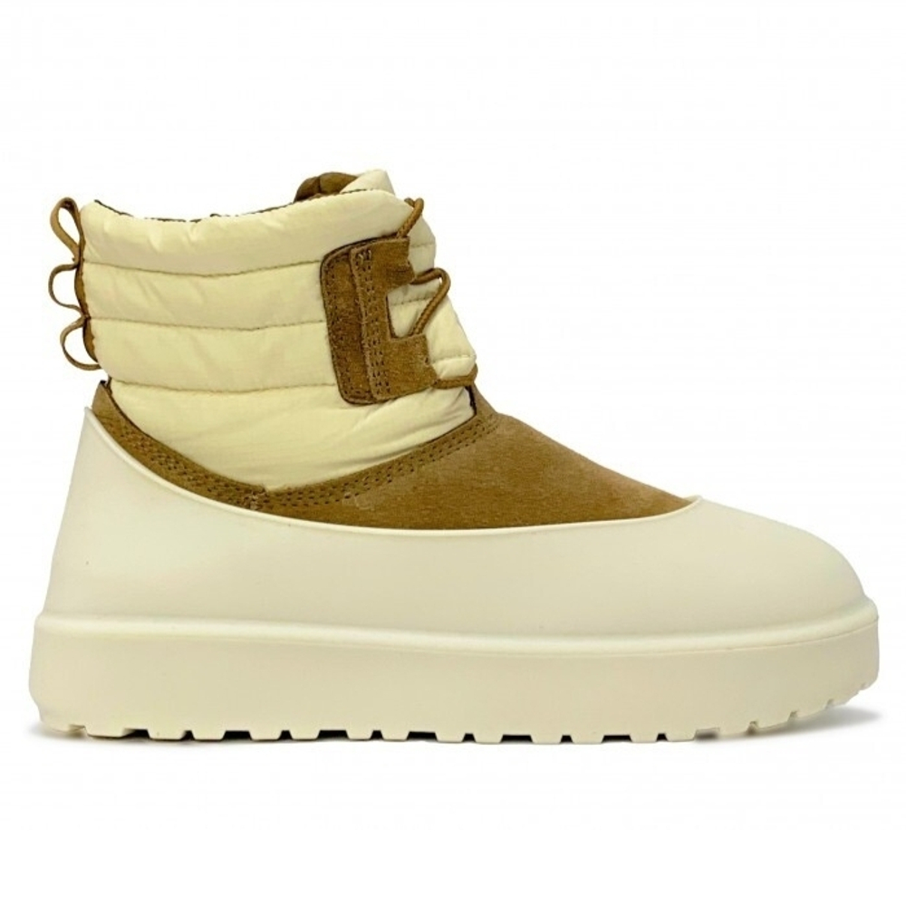 Ugg Classic Mini Lace-Up Weather - Chestnut / Whitecap Grey