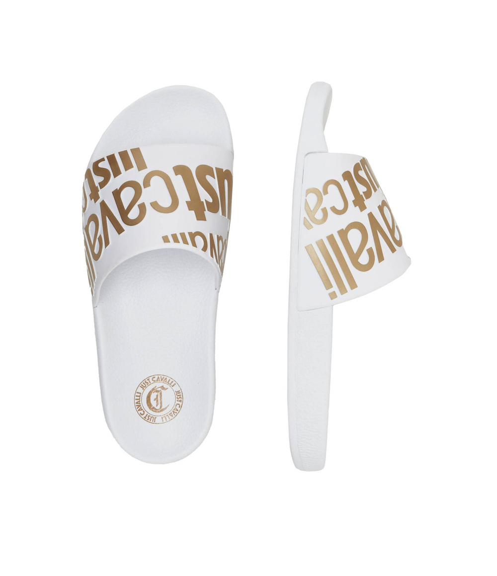 Шлепанцы FONDO POOL DIS. 1 Just Cavalli - белый(76RA3SZ1ZS785)