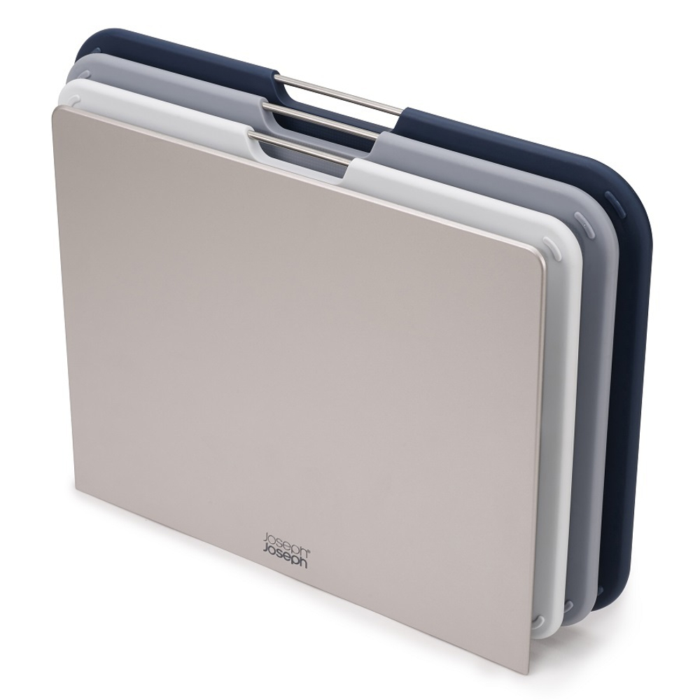 Набор из 3 разделочных досок Nest Large серый Joseph Joseph