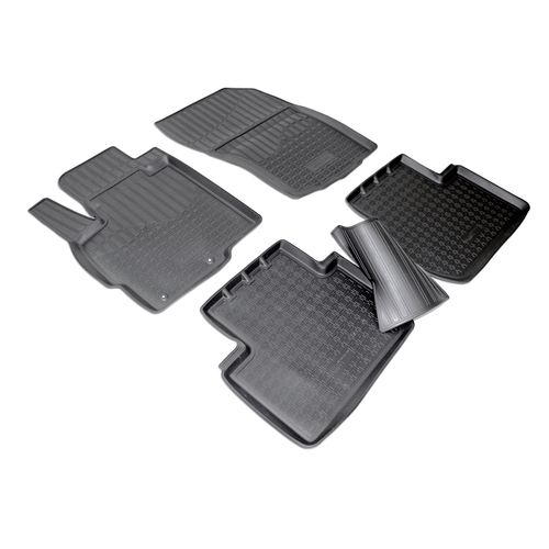 Ковры в салон Norplast/Unidec для Citroen C-Crosser в кузове V (2007-), Черный, арт.NPA11-C14-400