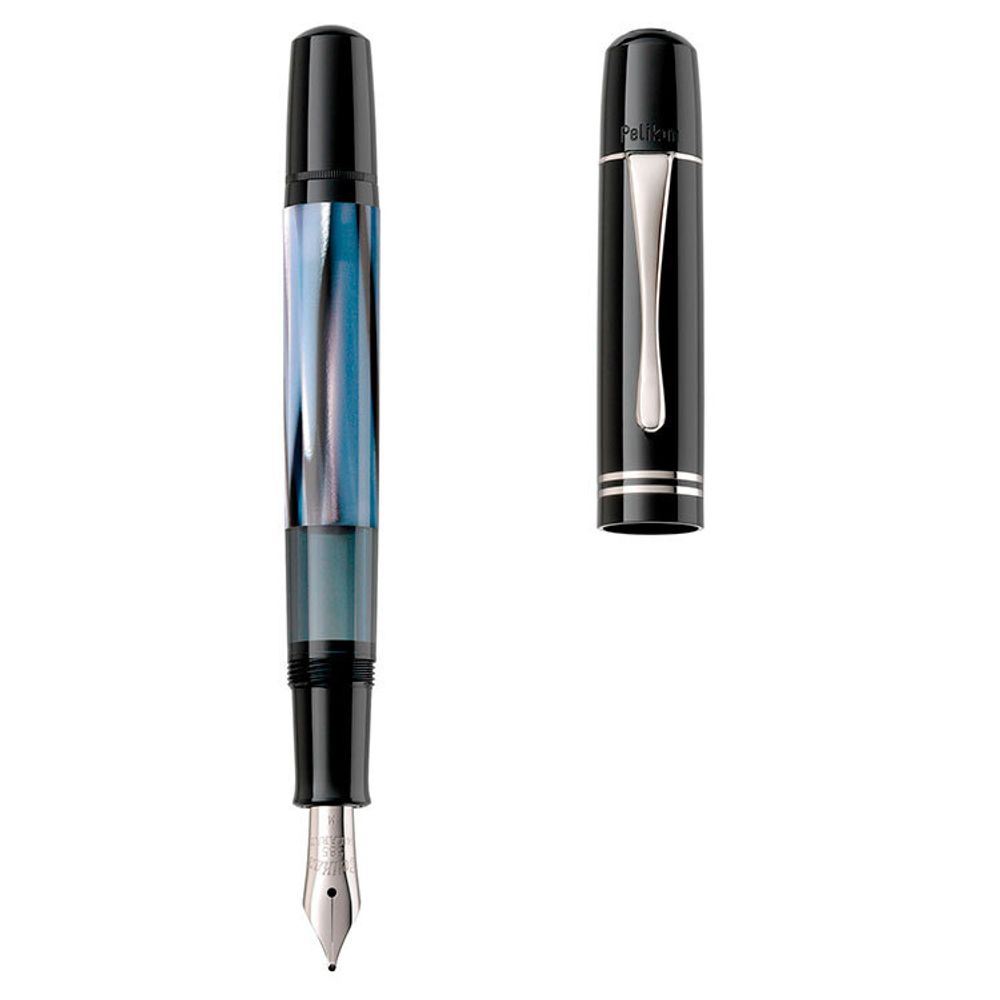 Перьевая ручка Pelikan Souveran M101N Grey-Blue (811590) 1