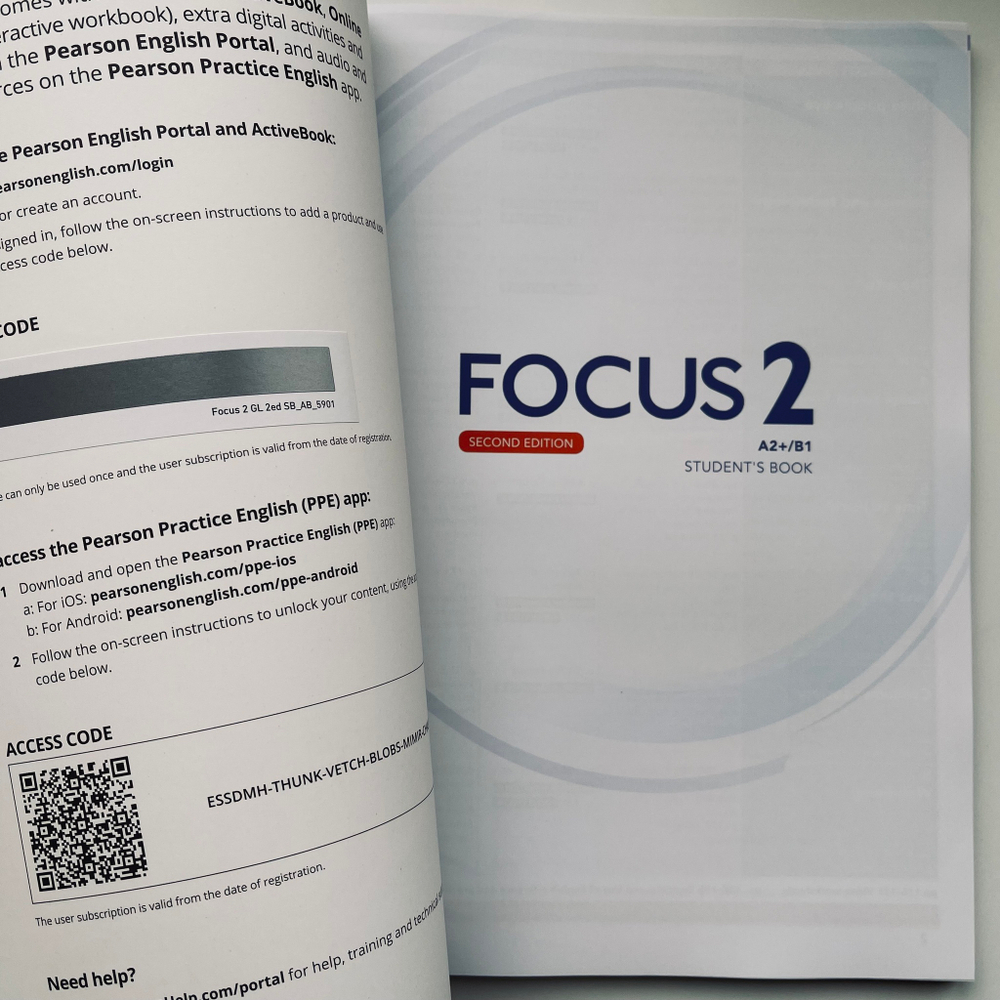 Focus 2 (2nd edition) Student’s Book with PEP Pack (Online Practice)