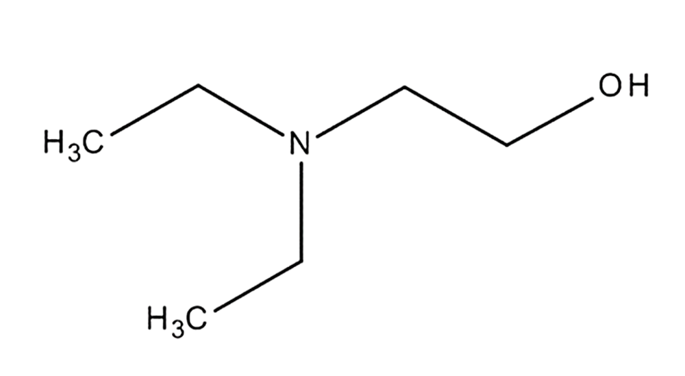 Диэтиламиноэтанол формула структура