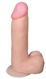 Фаллоимитатор Erowoman-Eroman – телесный, на присоске, 16 см