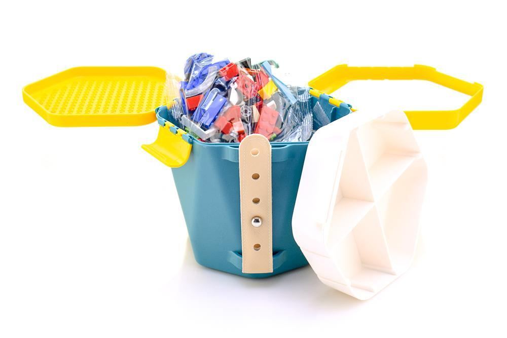 Конструктор блочный Слубан BRUCKET. Ведро (334 дет,в коробка ) (M38-B0829)