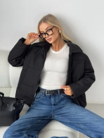 Куртка осенняя с отложным воротником