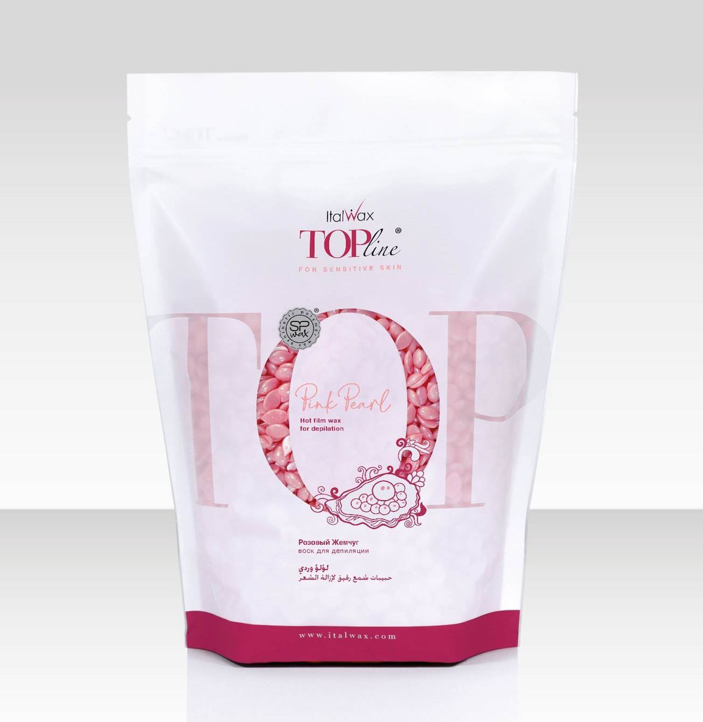 ITALWAX TOP LINE воск пленочный РОЗОВЫЙ ЖЕМЧУГ 750 г гранулы