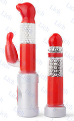 Набор из 2 красных ротаторов с вибрацией Spring Fling