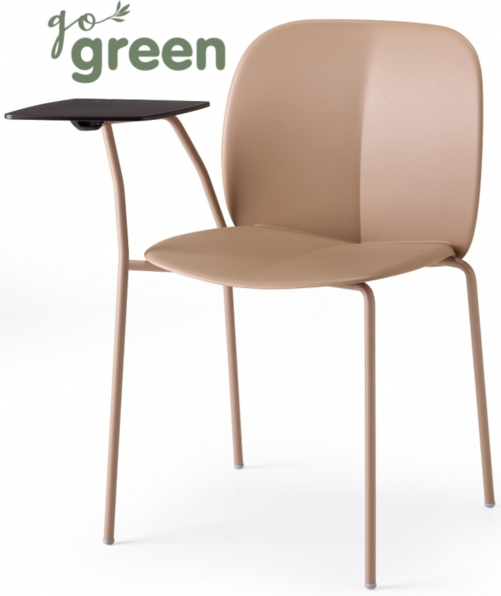 Стул с пюпитром для конференц-зала Scab Design Mentha Go Green, карамельный