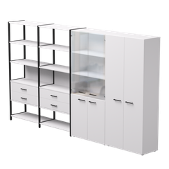 Набор стеллажных систем №16 Everprof EVO 3235x385x1840