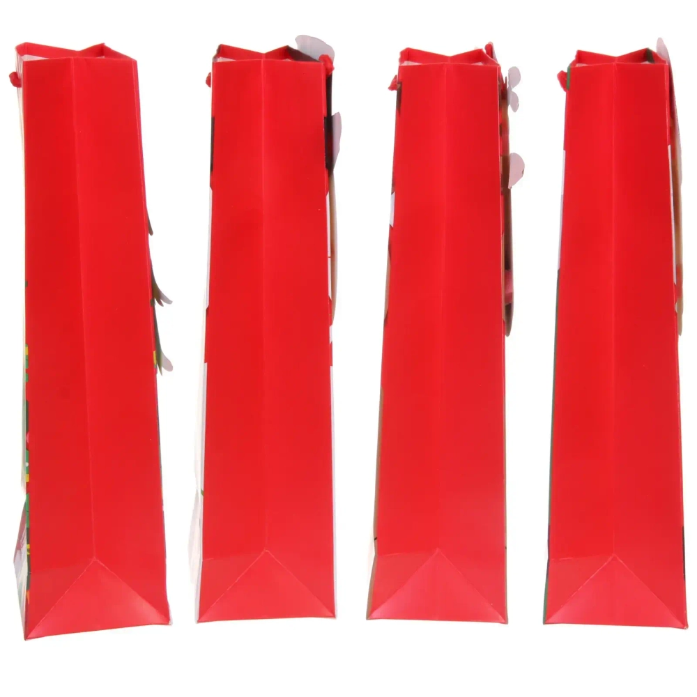 Пакет под бутылку «Зимний мультик» 12*35*9 см