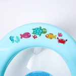 Сиденье для купания голубой с декором 431309631