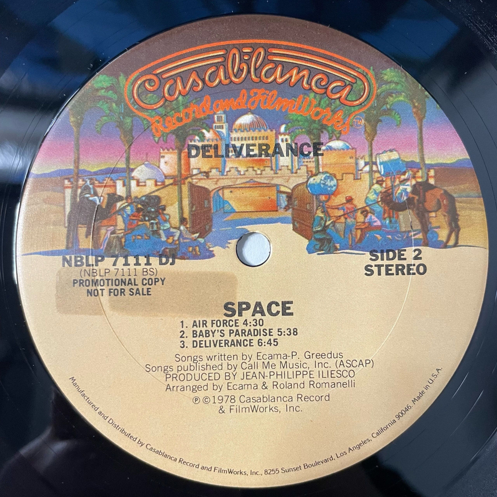 Винтажная виниловая пластинка LP Space Deliverance (США 1978) (Promo)