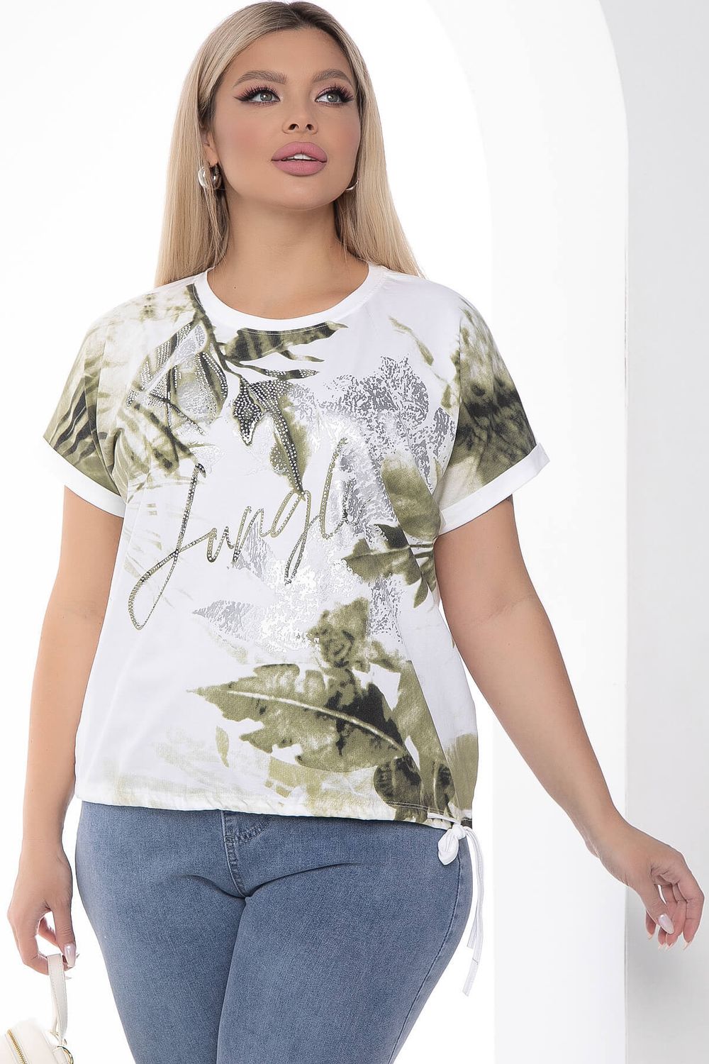 Футболка Джунгли (белая) Б8719 LT Collection