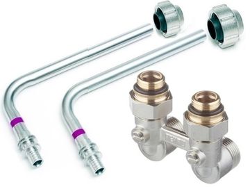 Трубка Rehau Г 16/250 (2 шт) + Узел Rehau «Угловой» + Соединение Rehau G 3/4" (2 шт)