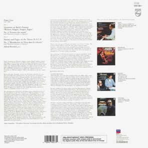 Franz Liszt, Alfred Brendel / Variations On Weinen, Klagen, Sorgen, Zagen, Pensees Des Morts, Fantasy And Fugue On B-A-C-H, Benediction De Dieu Dans La Solitude (LP)