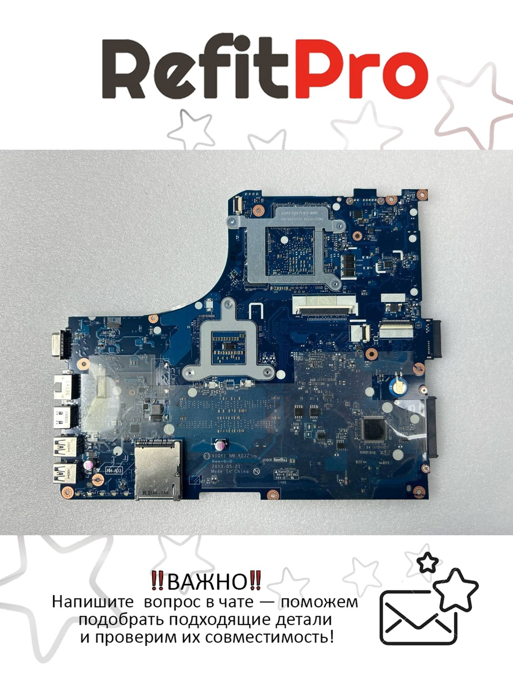 Материнская плата для ноутбука Lenovo IdeaPad Y510p VIQY1 W8S 47W HD W/O NGFF (90004283), оригинал