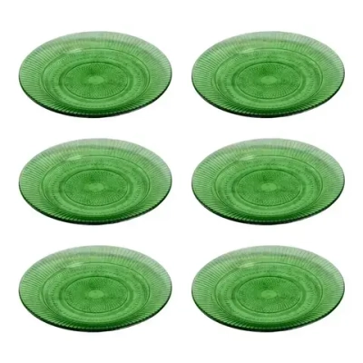 Набор тарелок десертных LUMINARC Луиз 6шт 19см шартрез