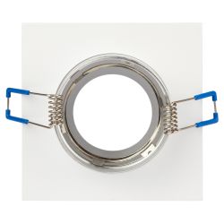 Светильник встраиваемый декоративный ЭРА DK96 WH под лампу MR16 GU5.3 белый | Декоративные встраиваемые светильники