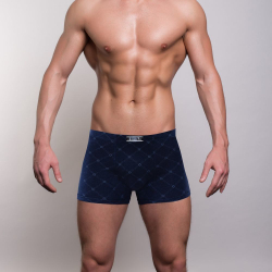 Мужские трусы боксеры темно-синие с узкой резинкой Salvador Dali SD1104-3