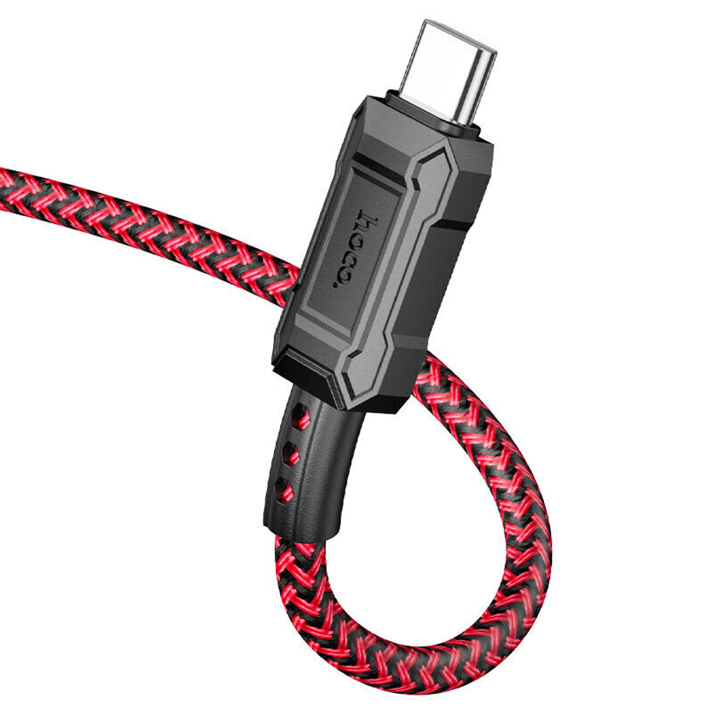 Кабель HOCO X94 USB-Type-C 3A 1м Nylon Red