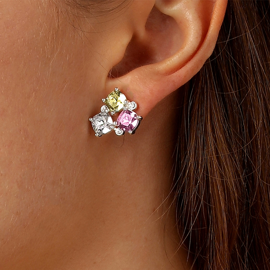 Серьги Dyrberg Kern VIENA SS YELLOW/ROSE 420098