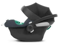 Коляска 3 в 1 Cybex Priam IV Matt Black complete и автокресло Aton B2 i-Size Steel Grey Off White