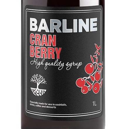 Сироп "Barline" 1л  КЛЮКВА