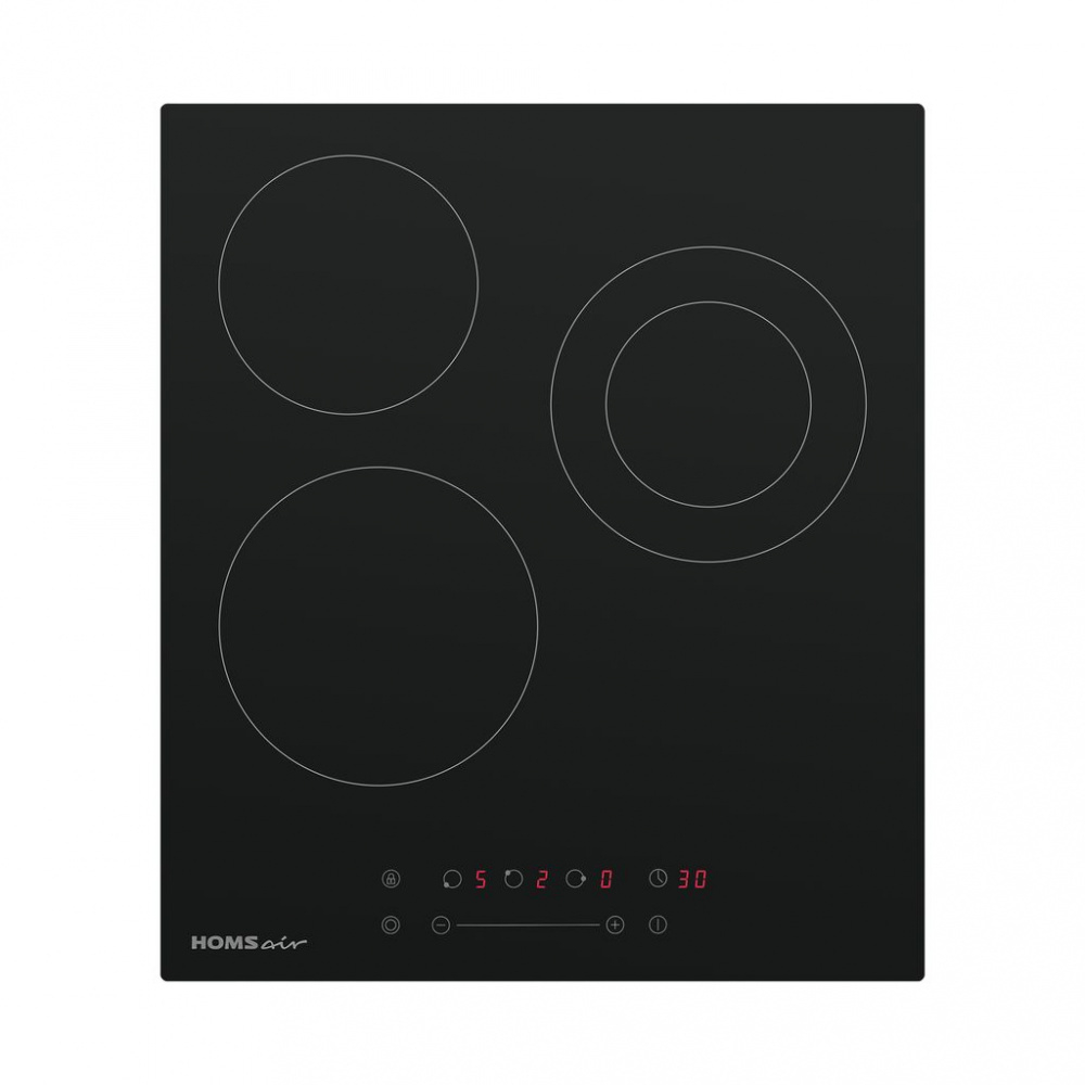 Электрическая варочная панель HOMSair HVY43DBK фото 
