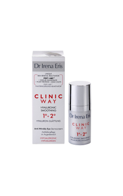 Dr Irena Eris Clinic Way 1+ 2 - разглаживающий крем от морщин вокруг глаз /   15  ml  / GTIN 5900717571914