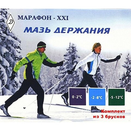 Мазь держания, комплект 3 бруска (120 гр.) СПРИНТ