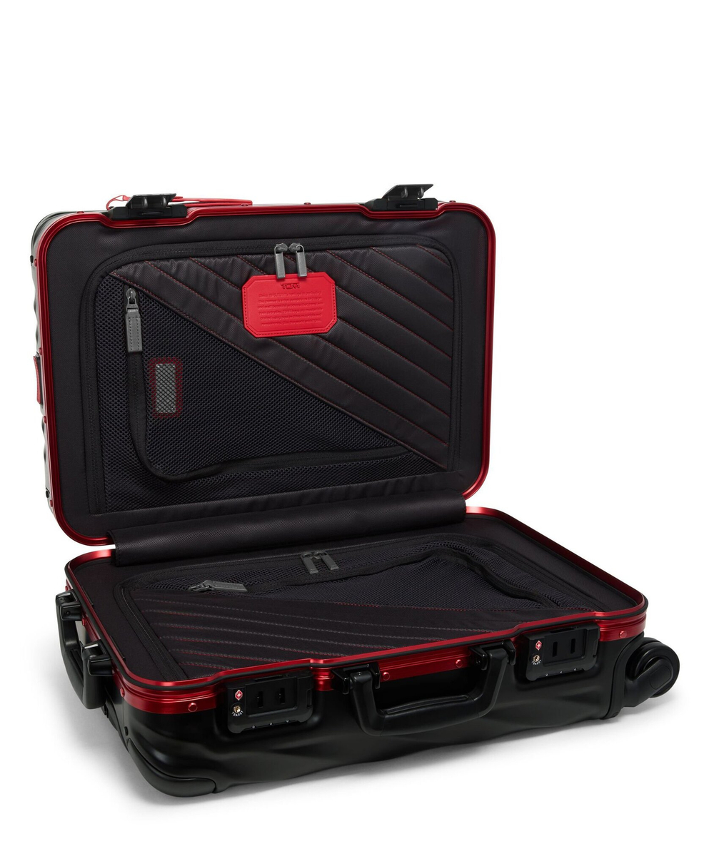 Чемодан Aluminum ручная кладь Tumi/Black-Red