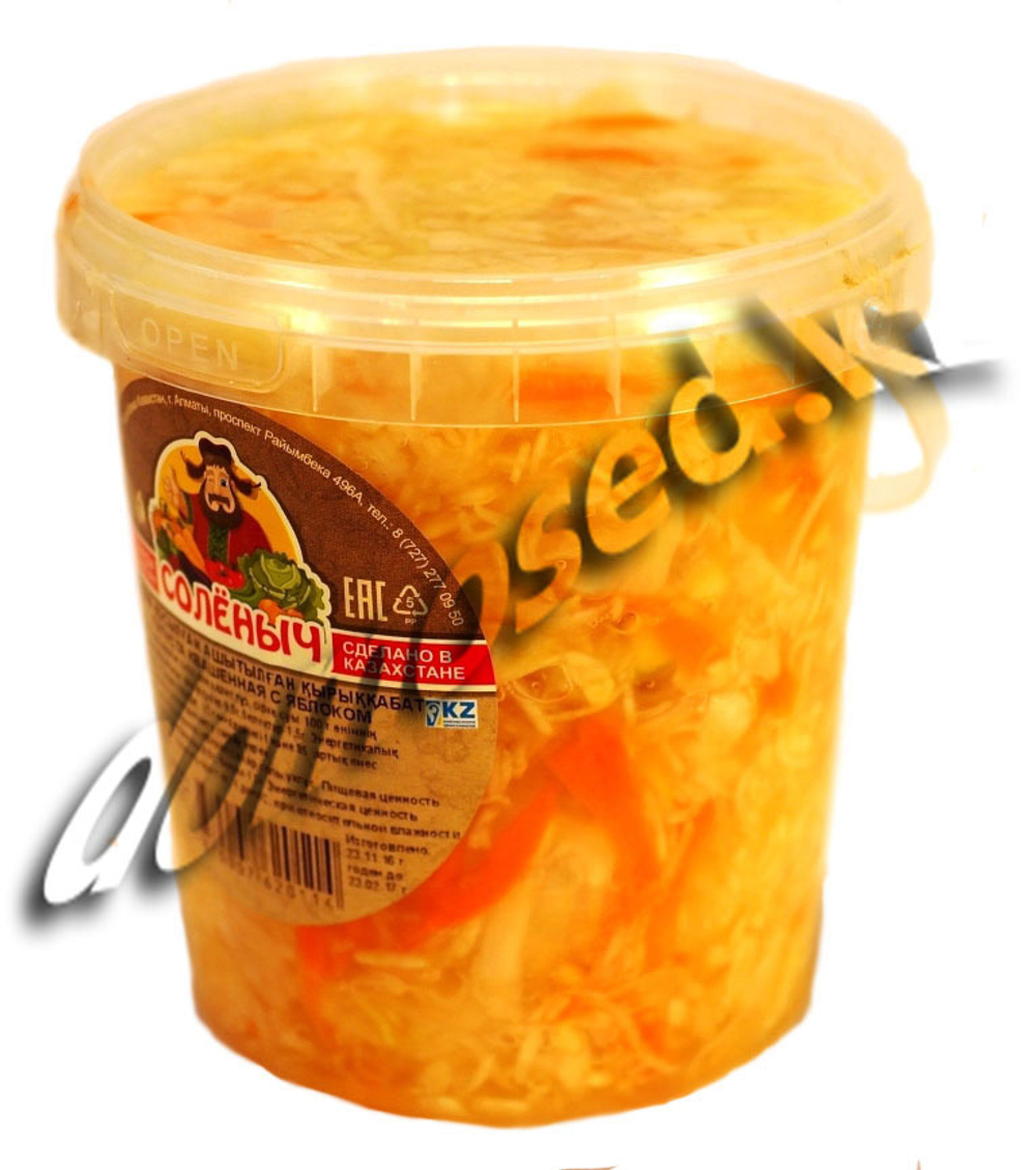 Капуста квашеная с яблоком