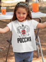 Футболка с гербом России