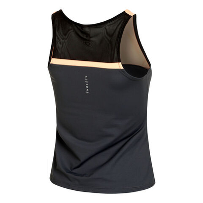 Женская теннисная майка Endless Lace Tank Top Women - Black, Apricot