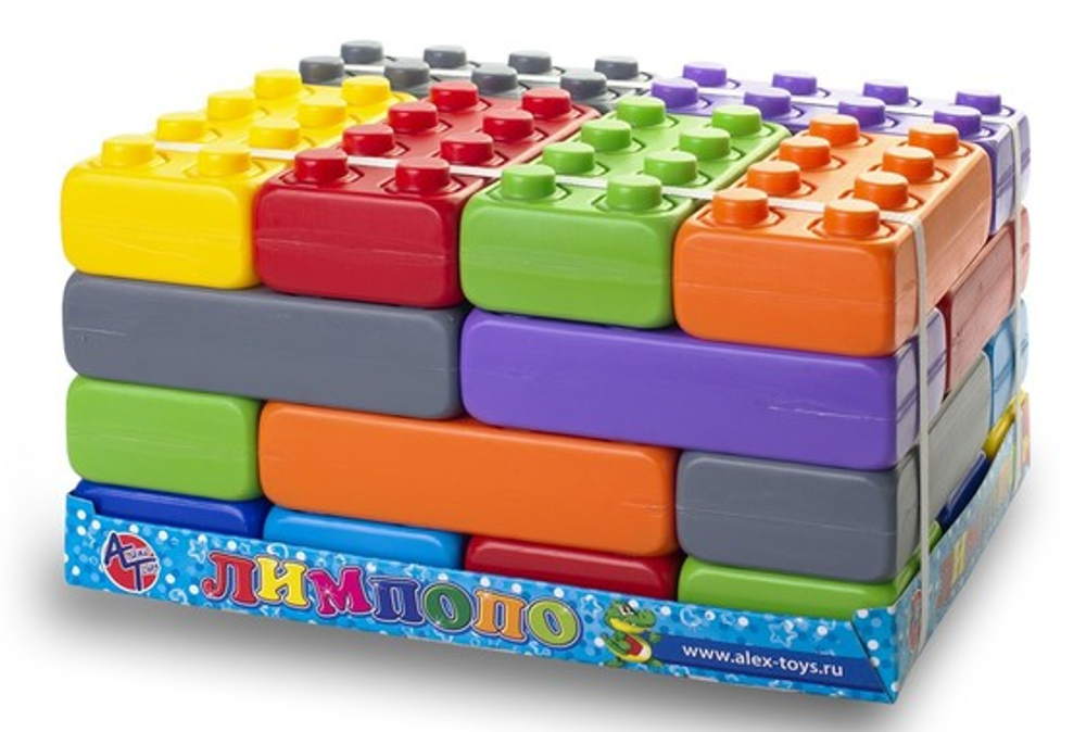 Конструктор блочный малый 30эл. (АлексТойз)